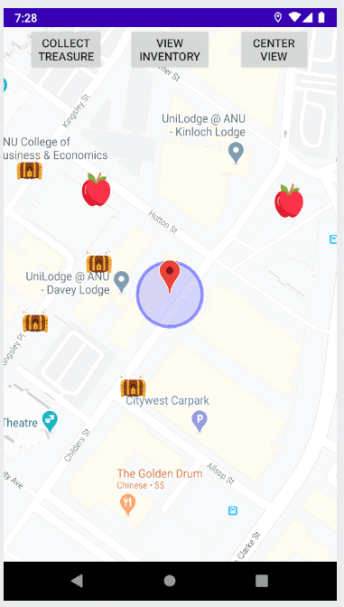 GPS Android Game