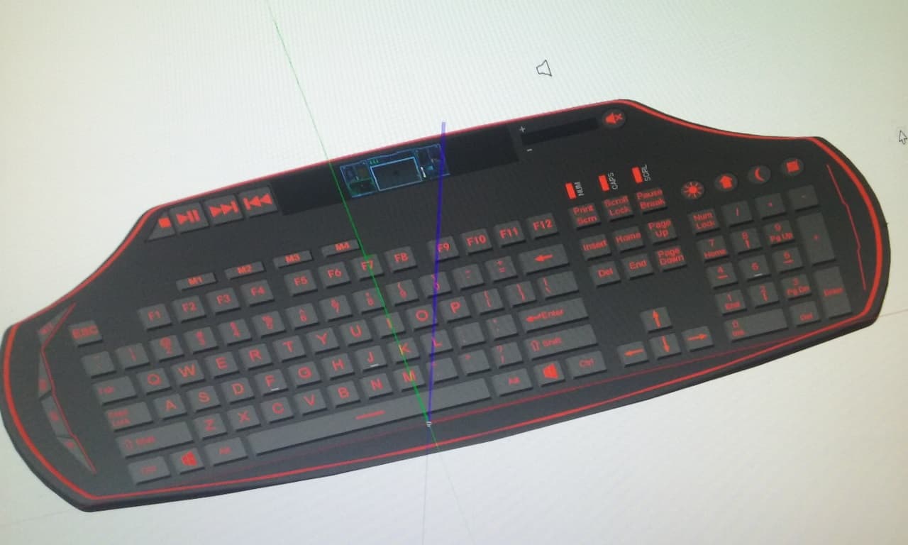 Keyboard CAD Model